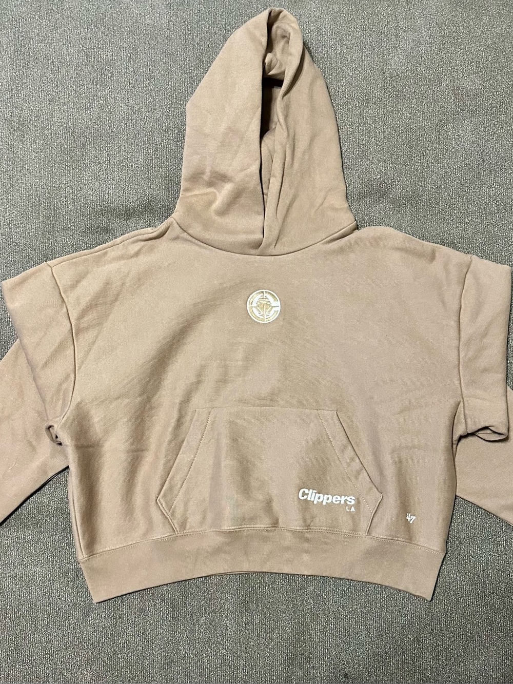 ’47 Los Angeles Clippers Women’s Brown Pullover Hoodie Size M NWT